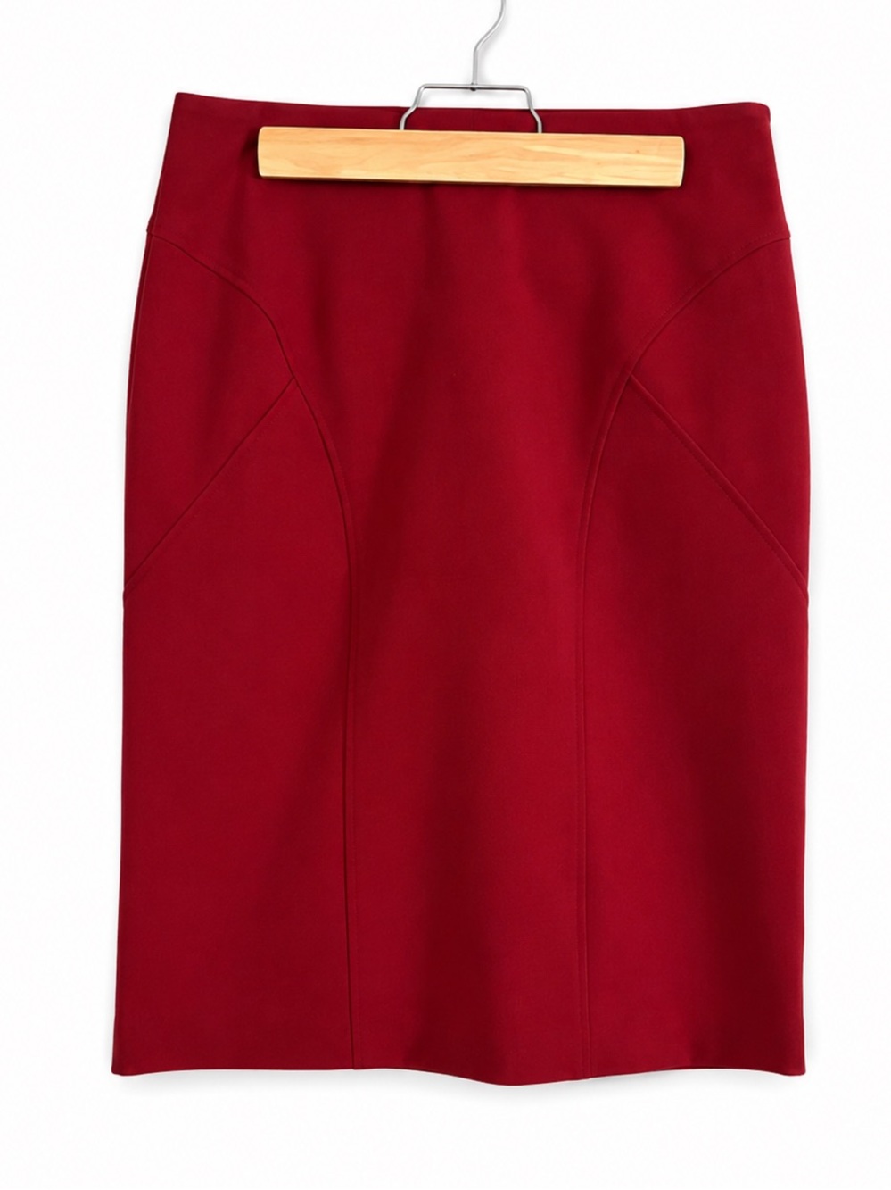 Worthington Red Pencil Skirt Women’s 2 Petite Career Office